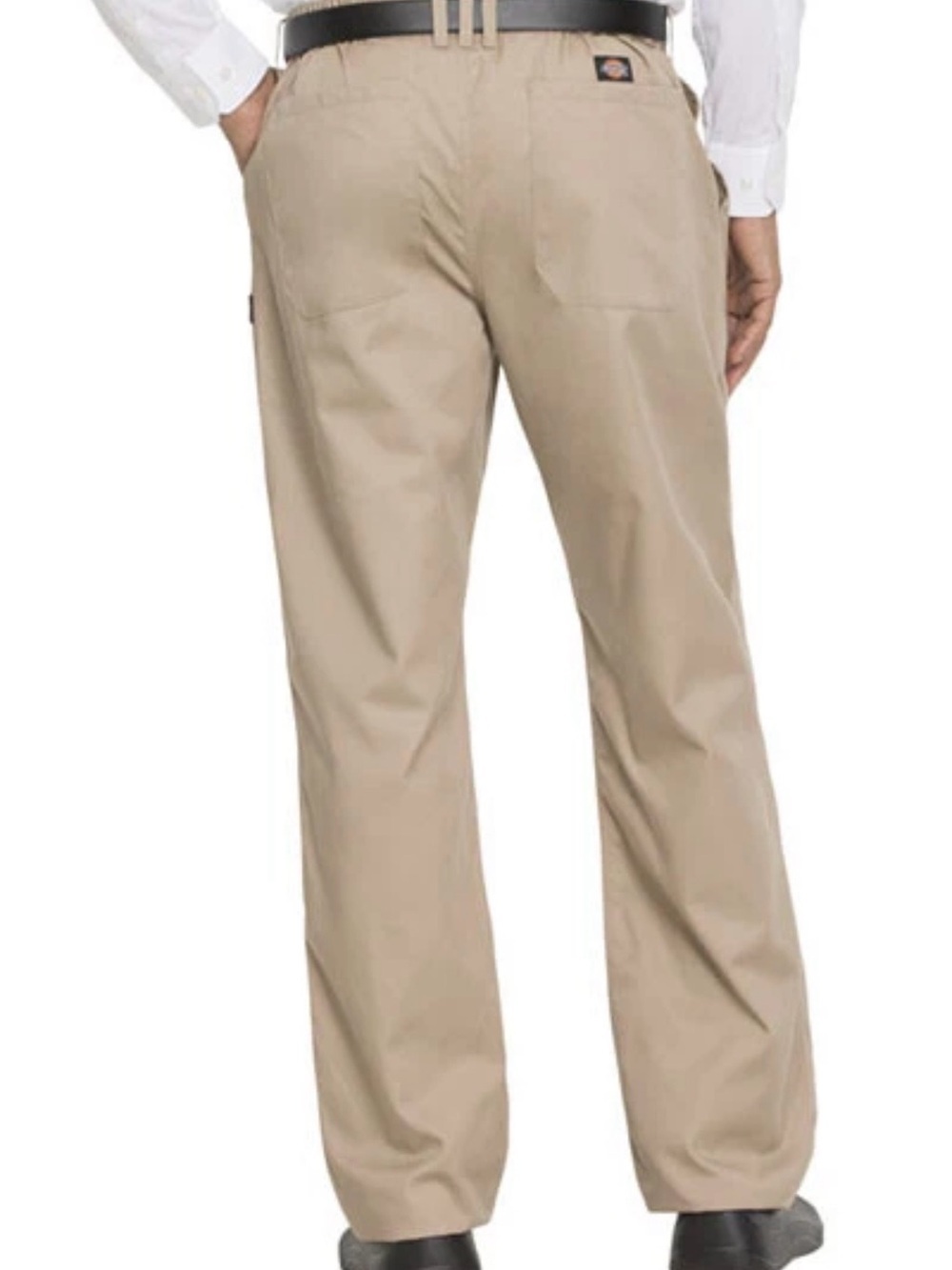 NWT Men's Dickies Classic Khaki Chef Pant DC 16 Tan Elastic Back Waist Size XL - Picture 2 of 15